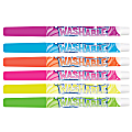 EXPO® Washable Dry-Erase Markers, Assorted, Fine Point, Plus Learning Board, Pack Of 6