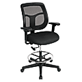 Eurotech Apollo Drafting Stool, Black 1 thumbnail image