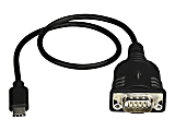 StarTech.com USB C To Serial Adapter With COM Retention