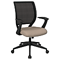 Office Star™ Work Smart Mesh Task Chair, Cotton/Black