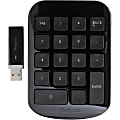Targus® Wireless Numeric Keypad, Black/Gray