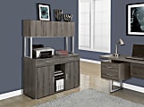 Monarch Specialties 48"W Office Cabinet Computer Desk Credenza, Dark Taupe