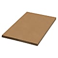 Partners Brand Material Kraft Corrugated Sheets, 40" x 42", Pack Of 20