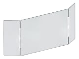 Azar Displays Cashier Shield, 62" x 30", Clear