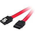 SIIG Serial ATA Cable - 24" - 2 ft SATA Data Transfer Cable for Hard Drive, Solid State Drive - SATA - SATA - Red - 1 Pack