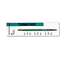 Prismacolor Turquoise Drawing Pencils, 2B, 2 mm, Black Lead, Turquoise Wood Barrel, Pack Of 12 Pencils