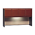 Bush Business Furniture Office Advantage Hutch 60"W, Hansen Cherry/Galaxy, Premium Installation