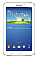Samsung Galaxy Tab® 3 Tablet, 7" Screen, 8GB Memory, 8GB Storage, Android 4.2 Jelly Bean, White 1 thumbnail image