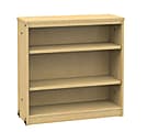 Office Stor Plus Bookcase, 3-Shelf, Fusion Maple