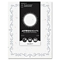Astrobrights Foil Enhanced Certificates - Vine Design - 65 lb/176 gsm - 8.5" x 11" - Stardust White - Foil, Card Stock - 25 / Pack