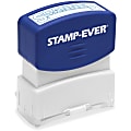 Stamp-Ever SCANNED Pre-inked Stamp - Message Stamp - "SCANNED" - 1.81" Impression Width x 0.63" Impression Length - 50000 Impression(s) - Blue - 1 Each 1 thumbnail image