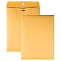 Quality Park Clasp Envelopes, 9" x 12", Brown, Box Of 250