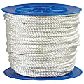 Office Depot® Brand Twisted Nylon Rope, 5,670 Lb, 1/2" x 600', White 1 thumbnail image