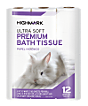 Highmark® Ultra Soft™ 2-Ply Toilet Paper, 165 Sheets Per Roll, Pack Of 12 Rolls 1 thumbnail image