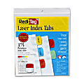 Redi-Tag® Laser and Inkjet Printable Index Tabs, 1/5-Cut, Assorted Colors, 1.13" Wide, 375/Pack 1 thumbnail image