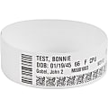 Zebra Wristband Polypropylene 1 x 7in Direct Thermal Zebra Z-Band Direct HC100 - 1" Width x 6" Length - 350/Roll - 2100 / Case - Black, White 1 thumbnail image
