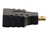 C2G HDMI Micro to HDMI Adapter - Female to Male - HDMI adapter - 19 pin micro HDMI Type D male to HDMI female - black 1 thumbnail image