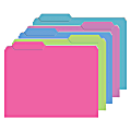 Top Notch Teacher Products Mini File Folders, 4" x 6", Assorted Galactic Colors, 6 Packs Of 25 1 thumbnail image