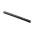 Fellowes® Letter-Size Plastic Comb Bindings, 1/2", 90-Sheet Capacity, Black, Box Of 100