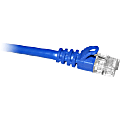 ClearLinks 5FT Cat. 5E 350MHZ Blue Molded Snagless Patch Cable - Category 5E for Network Device - 5ft - 1 x RJ-45 Male Network - 1 x RJ-45 Male Network - Blue 1 thumbnail image