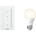 Philips hue White Ambiance Wireless Dimming Kit, With hue A19 LED Light Bulb And Dimmer Switch