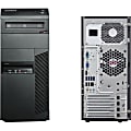 Lenovo ThinkCentre M78 10BR0006US Desktop Computer - AMD A-Series A8-6500B 3.50 GHz - 8 GB DDR3 SDRAM - 1 TB HDD - Windows 7 Professional 64-bit upgradable to Windows 8 Pro - Tower - Business Black 1 thumbnail image