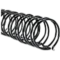 GBC® WireBind™ Binding Spines, 1/2" Capacity (100 Sheets), Black, Box Of 100 1 thumbnail image