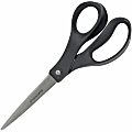 Fiskars The Performance Scissors - 8" Blade Length - Stainless Steel - Straight Tip - Gray - 1 Each 1 thumbnail image