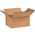Partners Brand Multi-Depth Corrugated Boxes, 4" x 8" x 6", Kraft, Pack Of 25