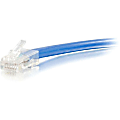 C2G-6ft Cat5e Non-Booted Unshielded (UTP) Network Patch Cable - Blue - Category 5e for Network Device - RJ-45 Male - RJ-45 Male - 6ft - Blue