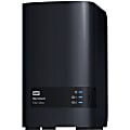 Western Digital® My Cloud EX2 Ultra Network Attached Storage Server, Marvell ARMADA 385 Dual-Core, 4TB HDD, WDBVBZ0040JCH-NESN 1 thumbnail image