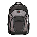 Wenger® Synergy Wheeled Laptop Backpack, Black/Gray