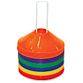 Champion Sports Saucer Field Cone Set, Assorted Colors, Pack Of 48