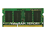 Kingston ValueRAM - DDR3 - module - 8 GB - SO-DIMM 204-pin - 1600 MT/s / PC3-12800 - CL11 - 1.5 V - unbuffered - non-ECC 1 thumbnail image