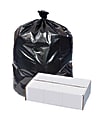 Pitt Plastics Repro 0.9-mil Can Liners, 10 Gallons, 22" x 25", Black, Pack Of 500 1 thumbnail image