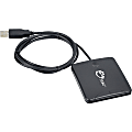 SIIG USB 2.0 Smart Card Reader - Cable - USB 2.0 - Black 1 thumbnail image