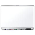 Quartet® Prestige™ 2 DuraMax® Porcelain Magnetic Dry-Erase Whiteboard, 48" x 36", Aluminum Frame With Silver Finish