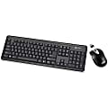 i-rocks RF-6577L Keyboard and Mouse - USB Wireless RF Keyboard - USB Wireless RF Mouse - Laser - 1600 dpi