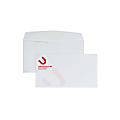 Gummed Seal, Standard Business Envelopes,  3-5/8" x 6-1/2", 1-Color, Custom #6-3/4, Box Of 500