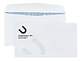 Gummed Seal, Security Business Envelopes,  3-5/8" x 6-1/2", 1-Color, Custom #6-3/4, Box Of 500 1 thumbnail image