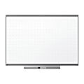 Quartet® Prestige™ 2 Total Erase® Melamine Dry-Erase Whiteboard, 72" x 48", Aluminum Frame With Graphite Finish 1 thumbnail image