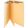Business Source 3/4" Expanding Medical File Folders - Letter - 8 1/2" x 11" Sheet Size - 3/4" Expansion - 2" Fastener Capacity - End Tab Location - 11 pt. Folder Thickness - Manila - Recycled - 40 / Box