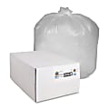 Genuine Joe Economy High Density Can Liners, 31-33 Gallon, Translucent, Carton Of 500 1 thumbnail image