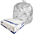 Genuine Joe Economy High-Density Can Liners, 45 Gallons, Translucent, Box Of 250