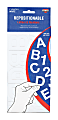 Creative Start® Self-Adhesive Repositionable Letters, Numbers and Symbols, 2", Helvetica, Black 1 thumbnail image