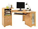 Bradford Corner Desk, Oak 1 thumbnail image