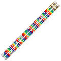 Musgrave Pencil Co. Motivational Pencils, 2.11 mm, #2 Lead, Birthday Blitz, Multicolor, Pack Of 144