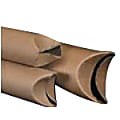 Office Depot® Brand Economy Crimped-End Mailing Tubes, 2" x 18", 80% Recycled, Pack Of 50