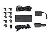 Targus Laptop Travel Charger with USB Fast Charging Port - Power adapter - AC / car / airplane - for Acer Aspire V5; Dell Inspiron 17R 57XX; Latitude D630; HP 15; Envy dv7; Pavilion dv6, dv7 1 thumbnail image