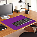 ES Robbins Color Pop Desk Pad - Rectangle - 36" Width x 20" Depth - PVC Vinyl - Purple 1 thumbnail image